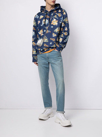 VERSACE JEANS COUTURE graphic-print hoodie outlook