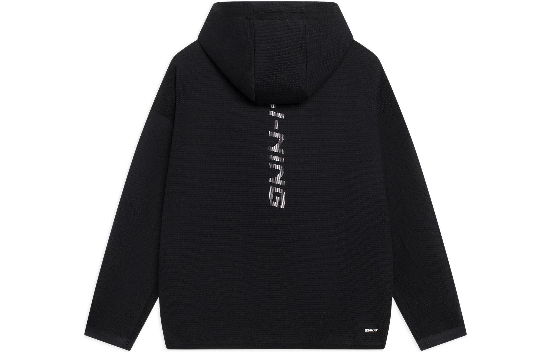 Li-Ning Graphic Hoodie 'Black' AWDSB87-2 - 2