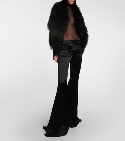 Ann Demeulemeester Low-rise flared pants outlook