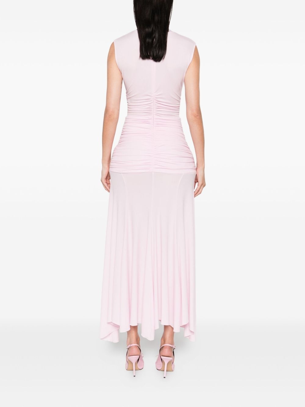 silk midi dress - 4