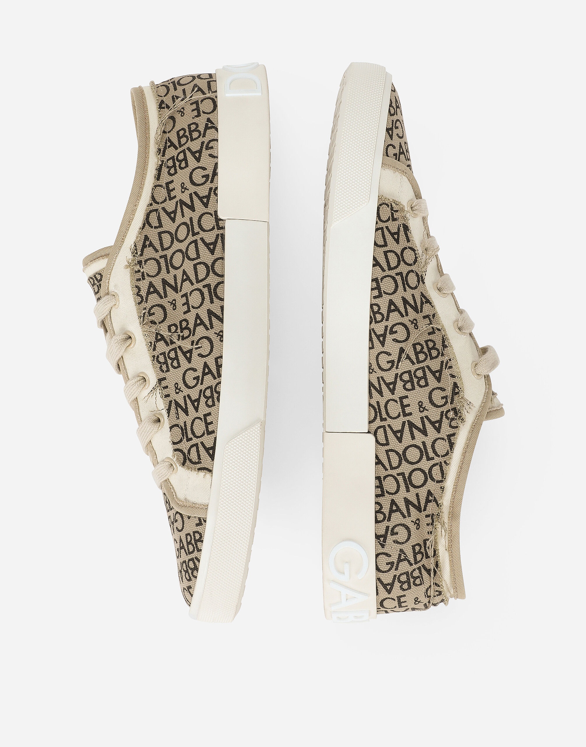 Printed canvas Portofino Vintage sneakers - 5