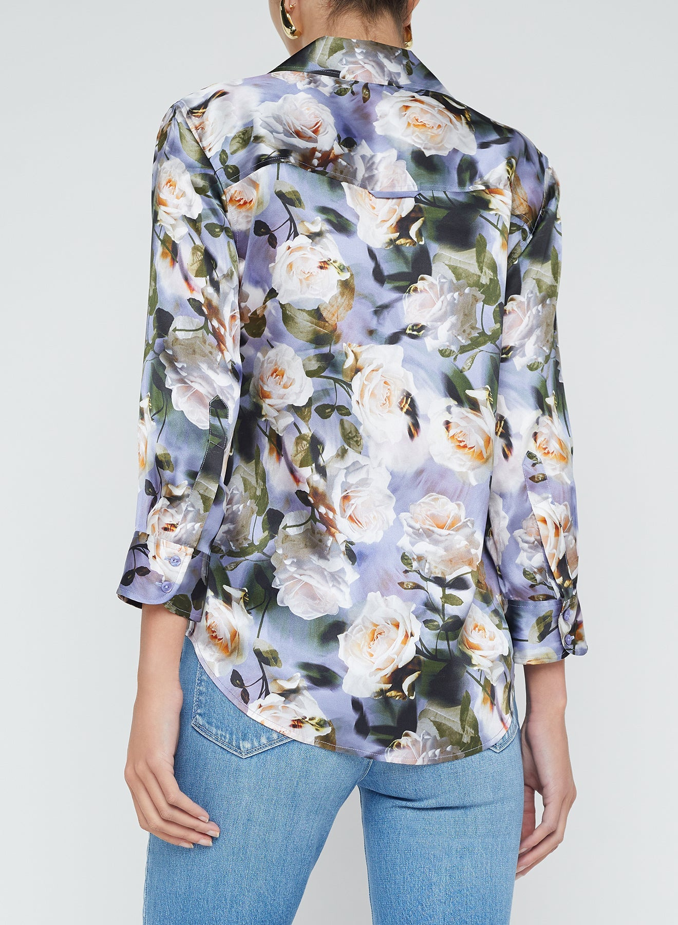 DANI BLOUSE - MULTI DISTRESSED FLORAL - 5