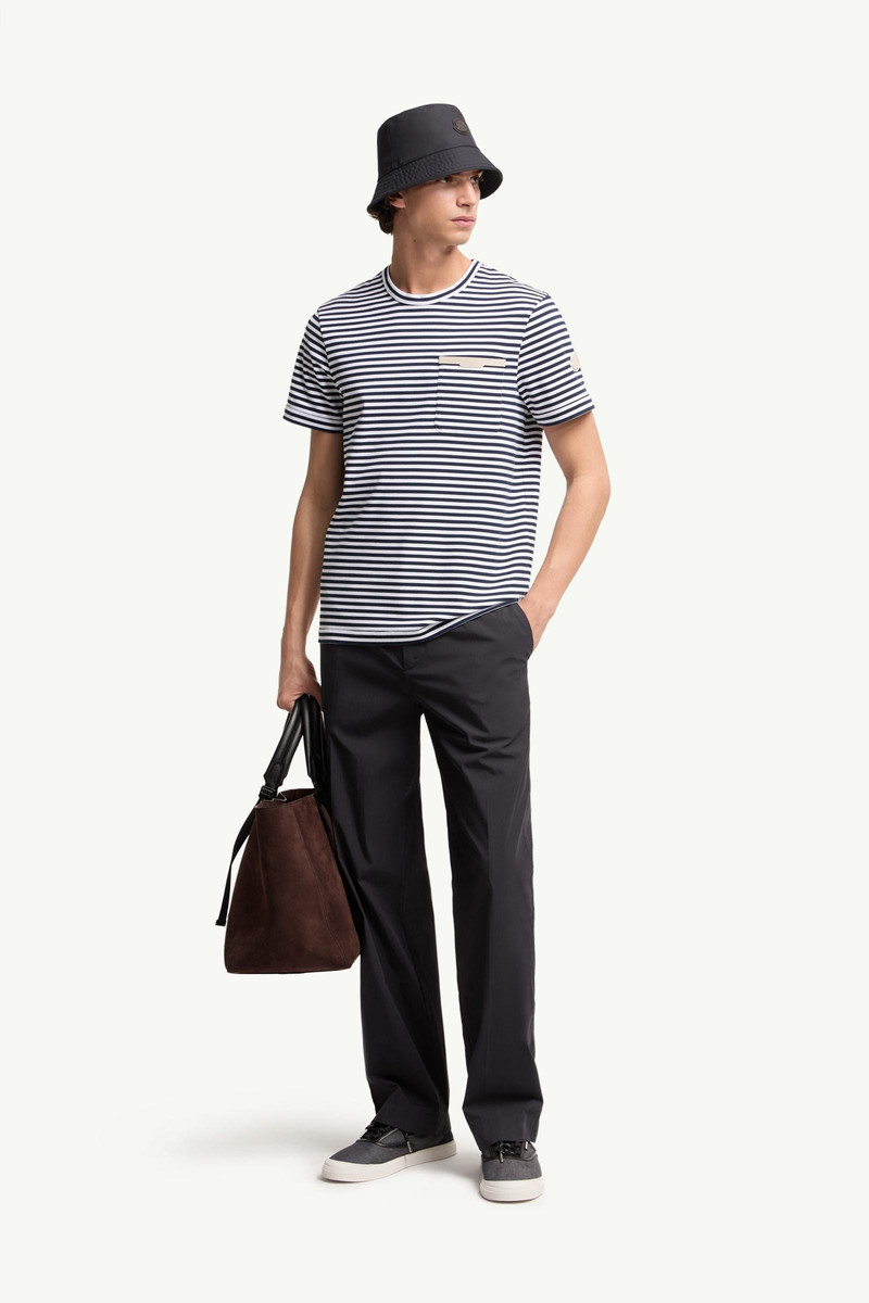 Moncler Striped Cotton T-Shirt outlook