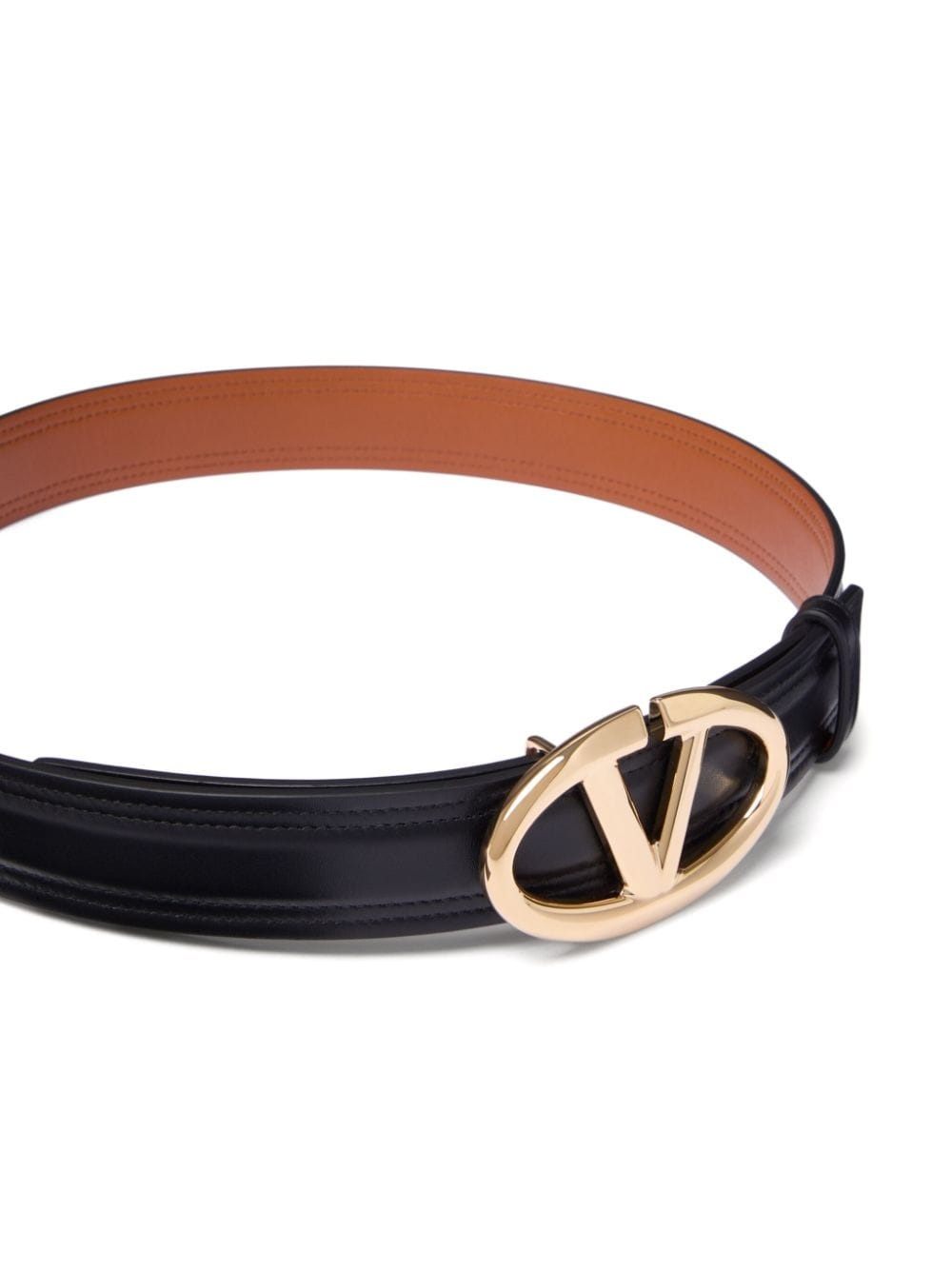 VLogo Signature leather belt - 3