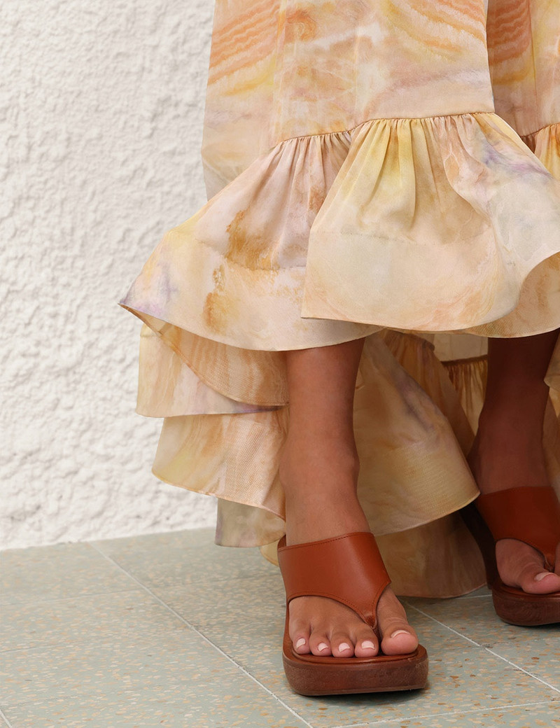 BALANCE FLOUNCE MAXI SKIRT 5