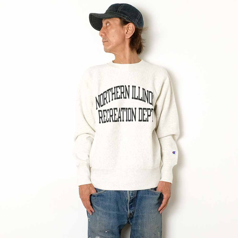 REVERSE WEAVE CREW NECK SWEATSHIRT PRINT - C3-C022 - 9