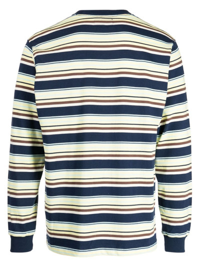 BEAMS PLUS chest-pocket striped cotton T-shirt outlook