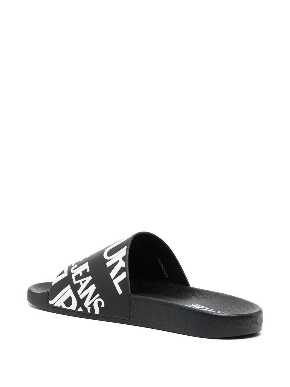 logo-print slip-on slides - 3