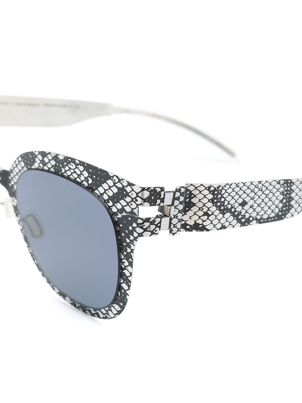 snakeskin print sunglasses - 3