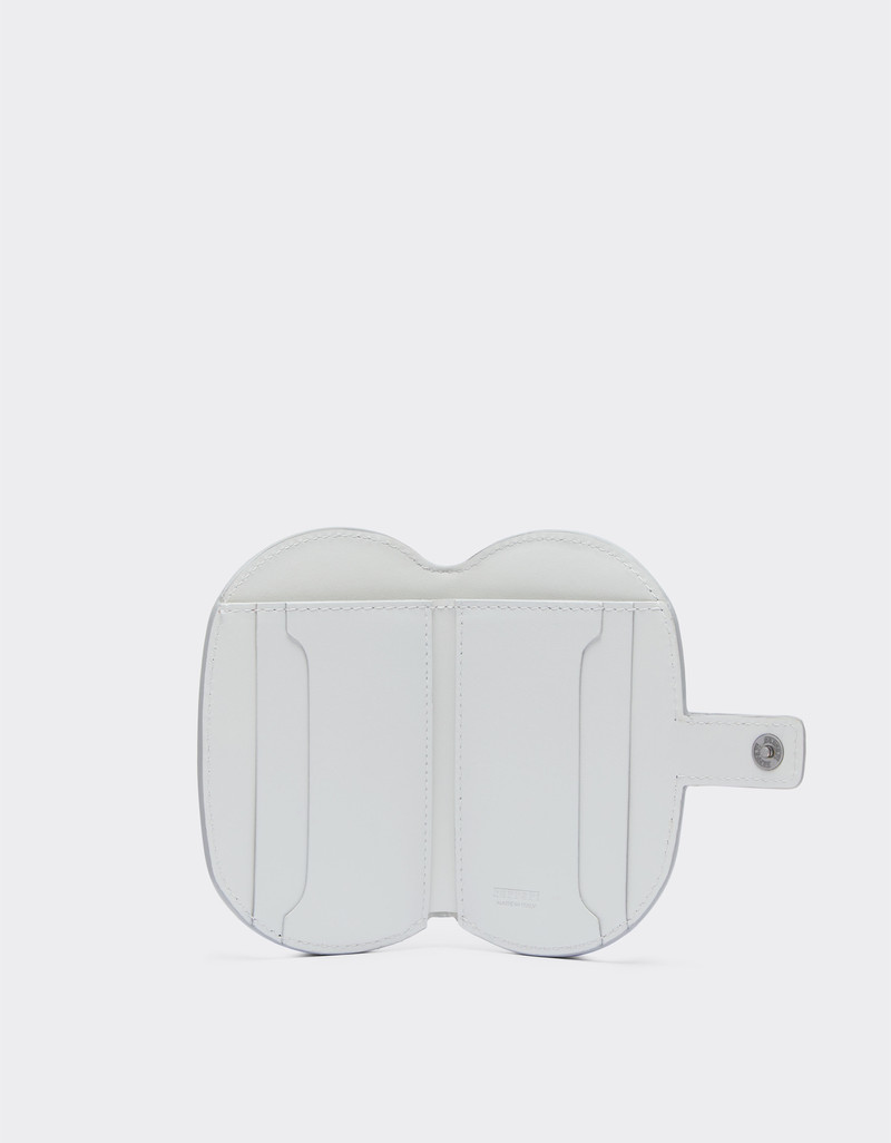 Ferrari Foldable card holder in mirrored leather outlook