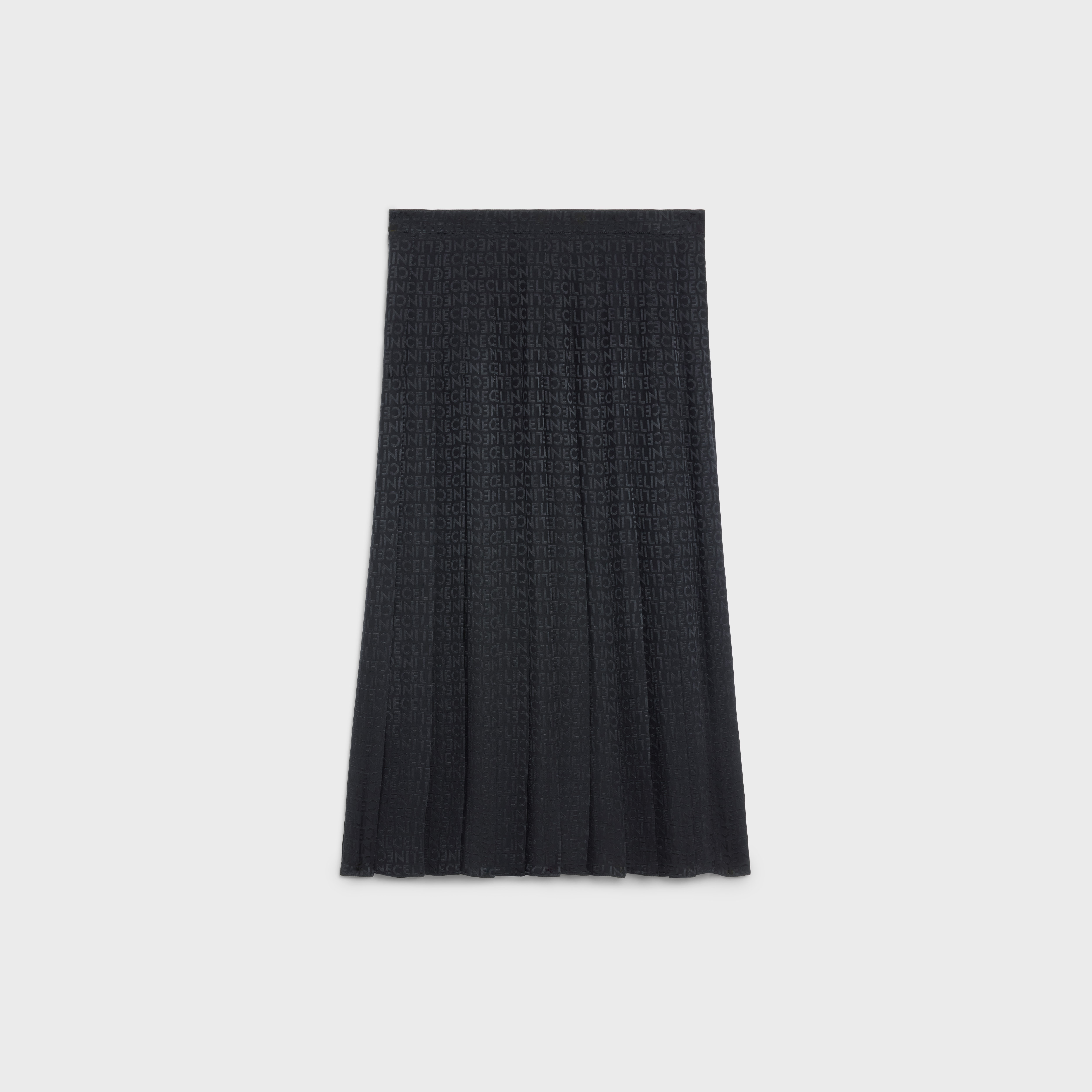 PAJAMA SKIRT IN SHINY MATTE SILK - 1