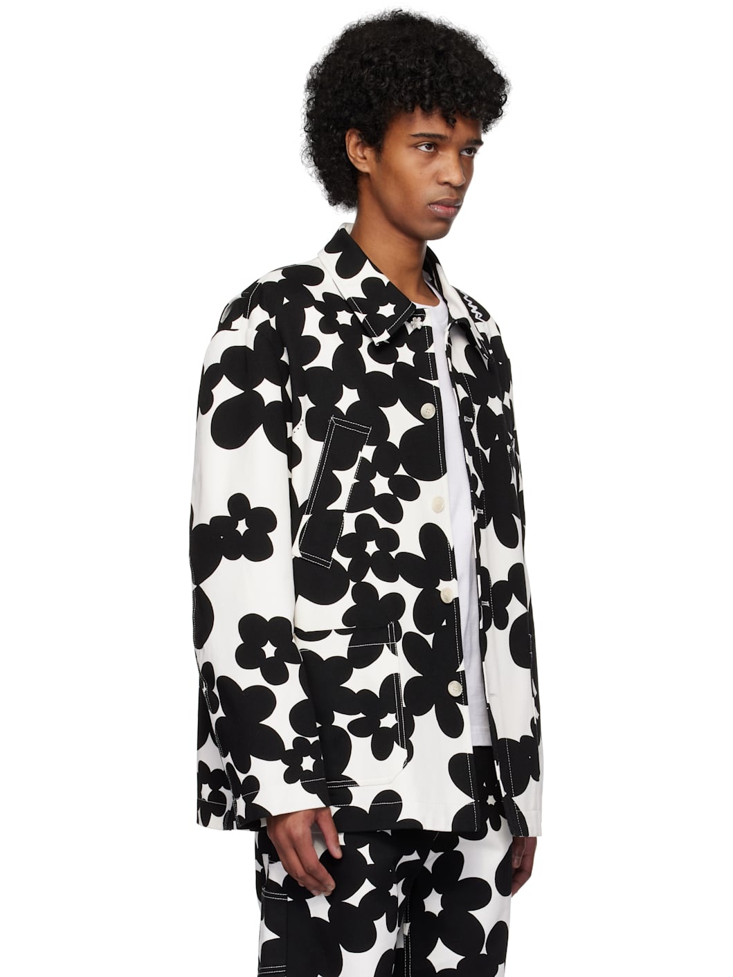 Black & White Dillies Print Jacket - 2