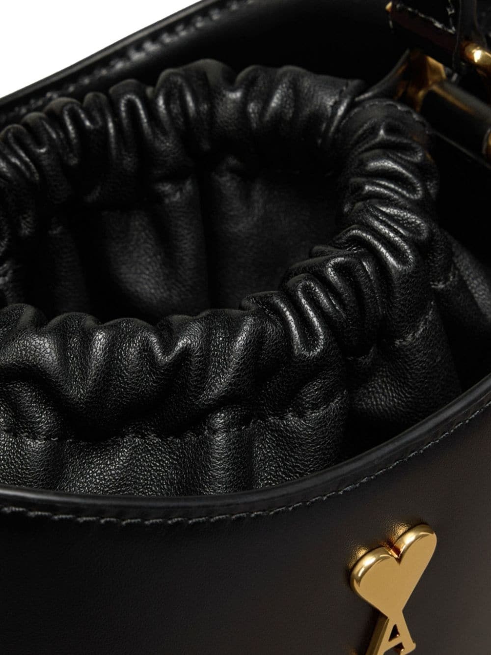 mini Paris Paris leather tote bag - 6