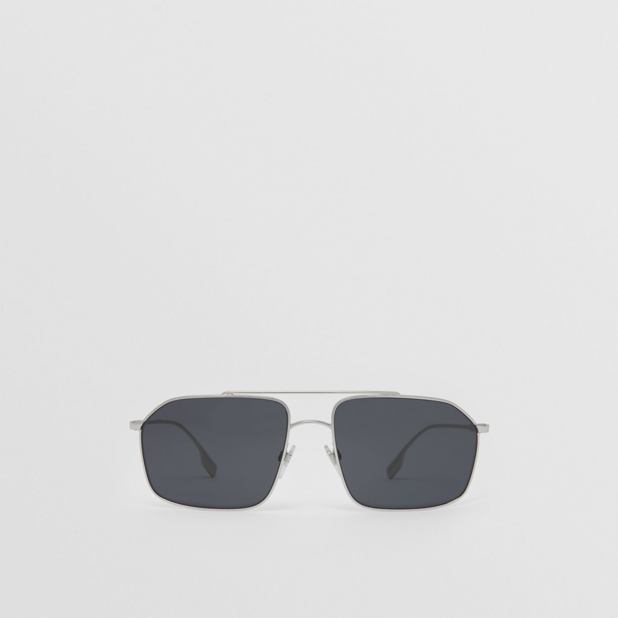 Icon Stripe Detail Navigator Sunglasses - 1