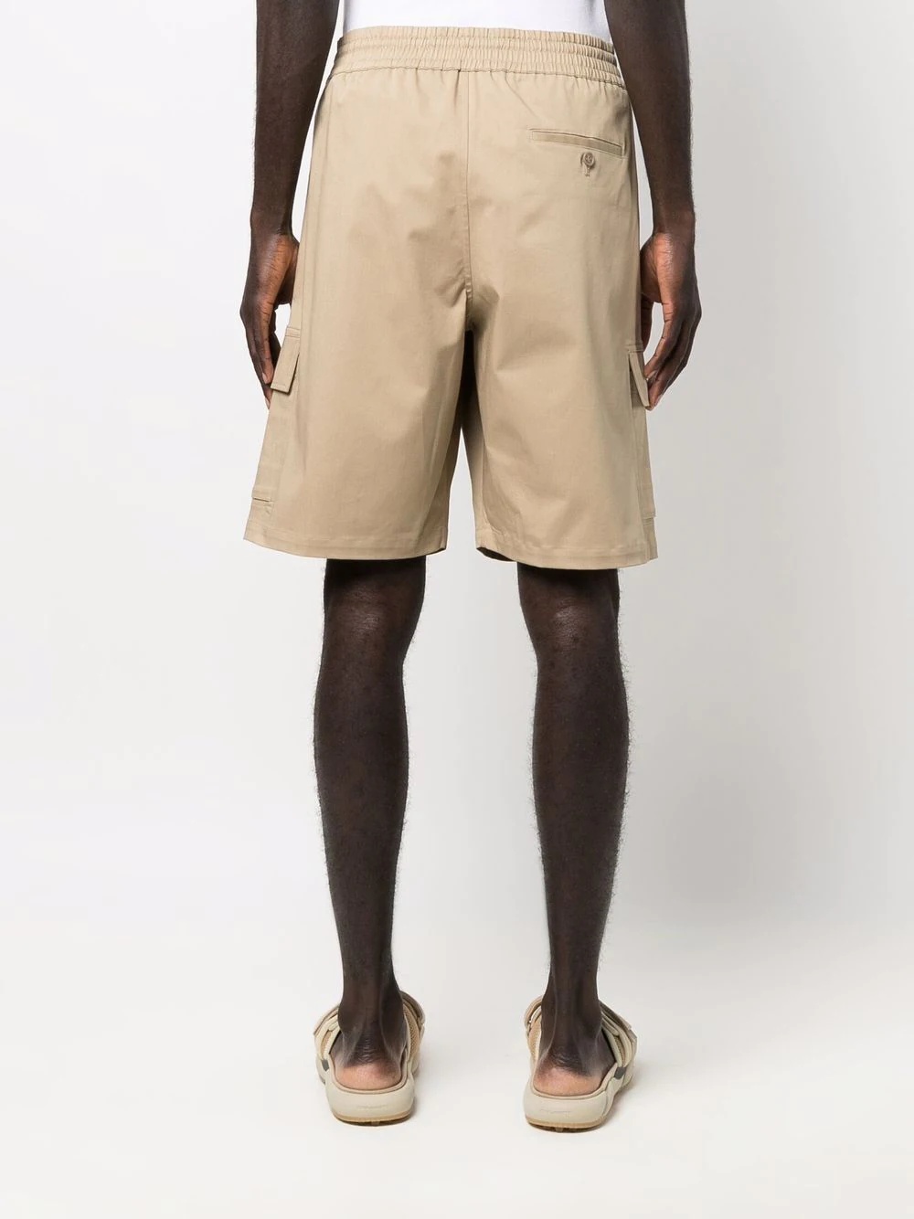 cargo-pocket knee-length shorts - 4