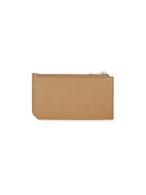 TINY CASSANDRE Zipped Fragments credit card case in grained