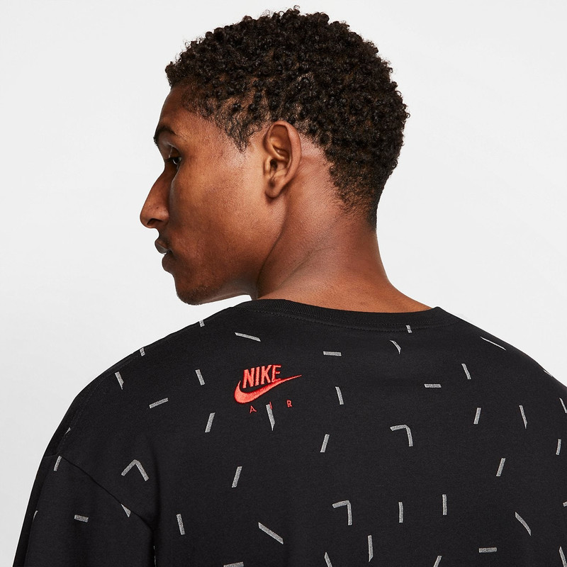 Jordan Air Jordan Legacy AJ5 AOP Short Sleeve T-Shirt 'Black' CW7101-010 outlook