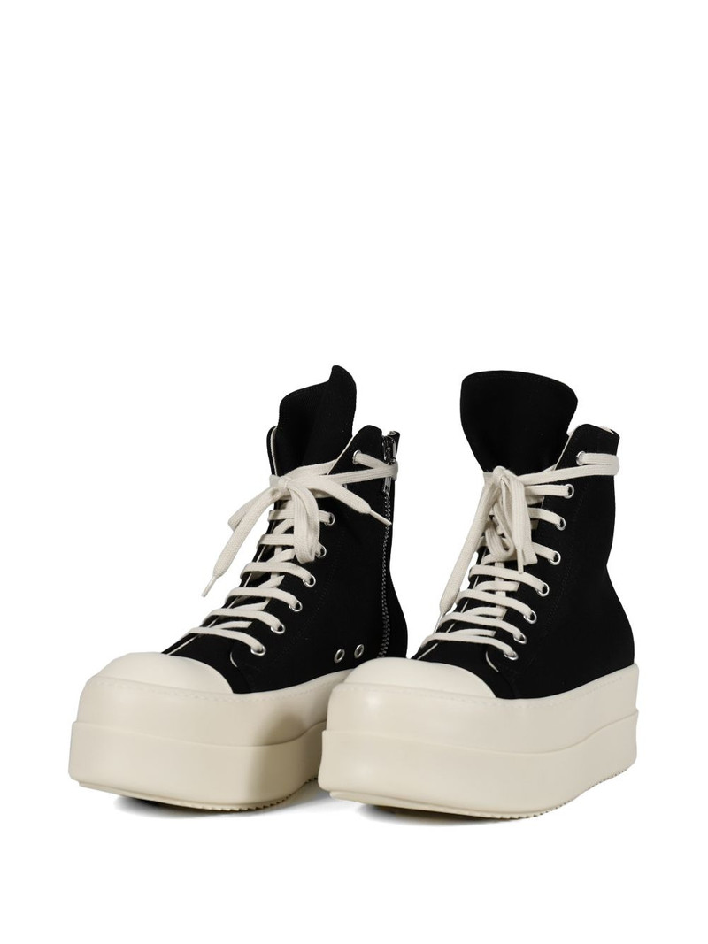 Rick Owens DRKSHDW Mega Bumber high-top sneakers outlook