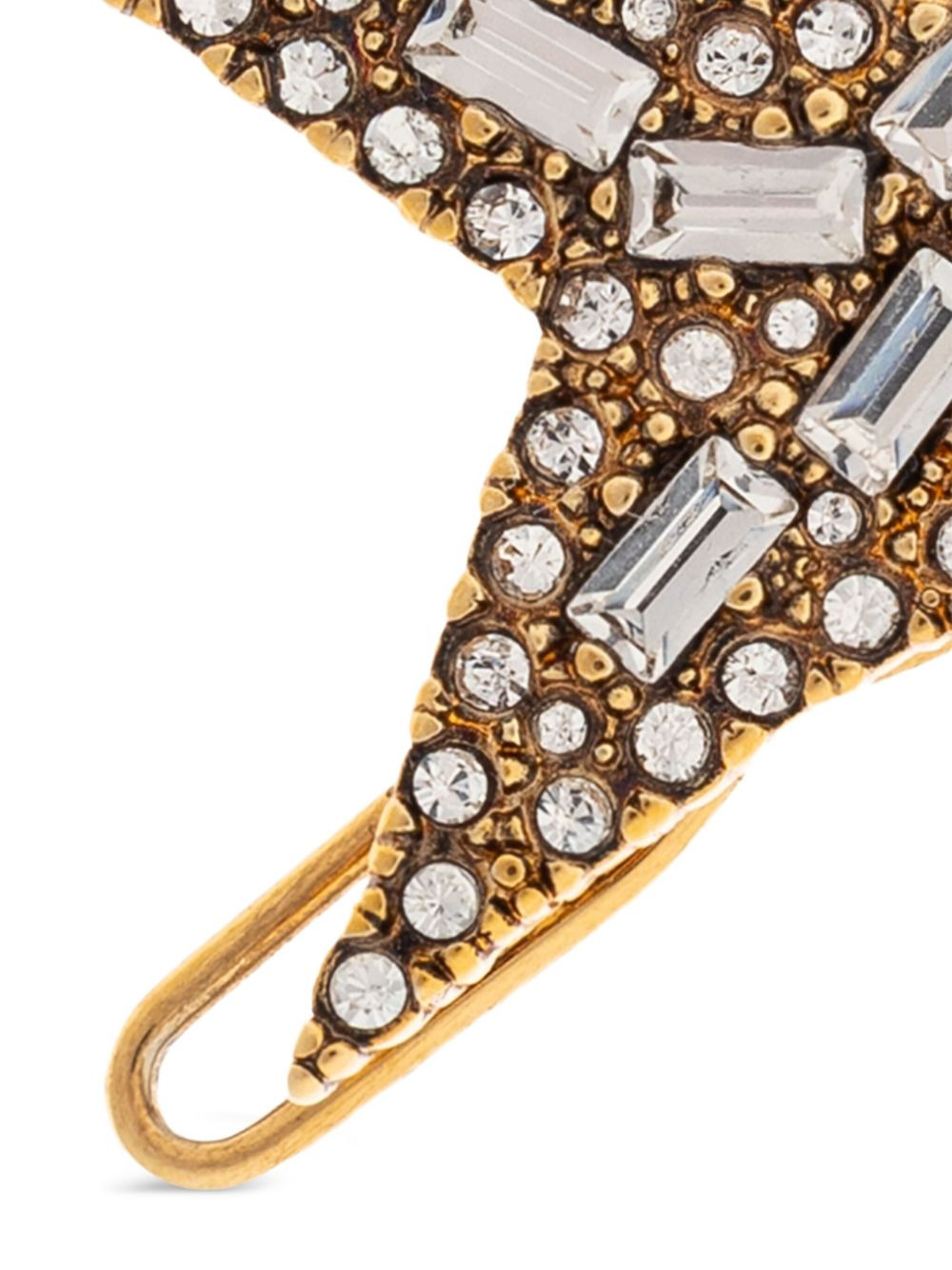 star-shaped crystal shoe clip - 3