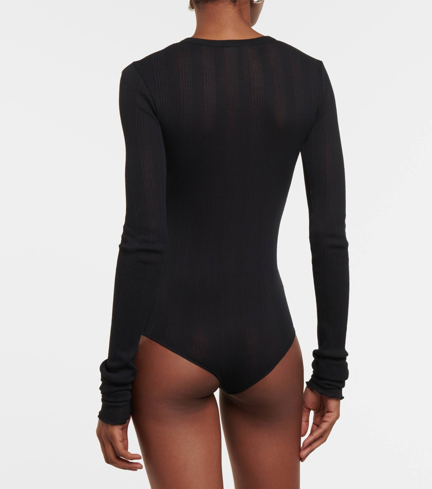 Janelle cotton-blend jersey bodysuit - 4