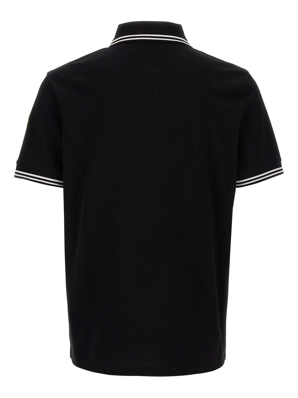 logo-patch polo shirt - 2