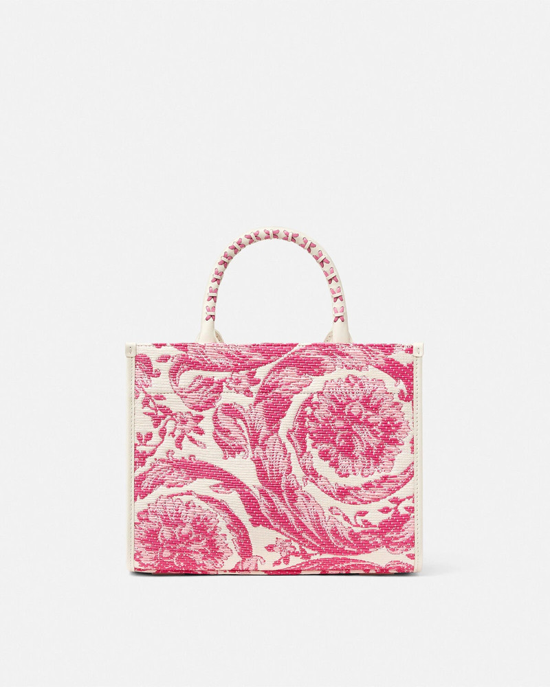 VERSACE Barocco Athena Raffia Small Tote Bag outlook