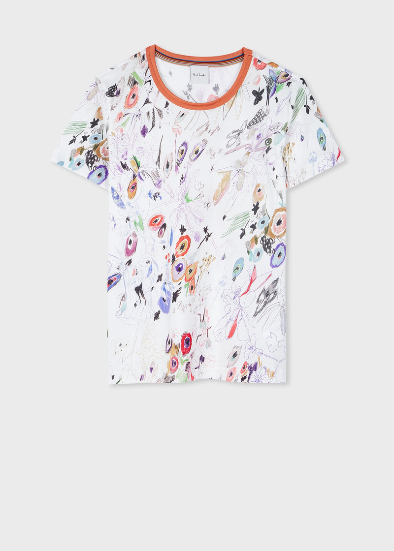 Women's 'Sketchbook Botanical' T-Shirt 1