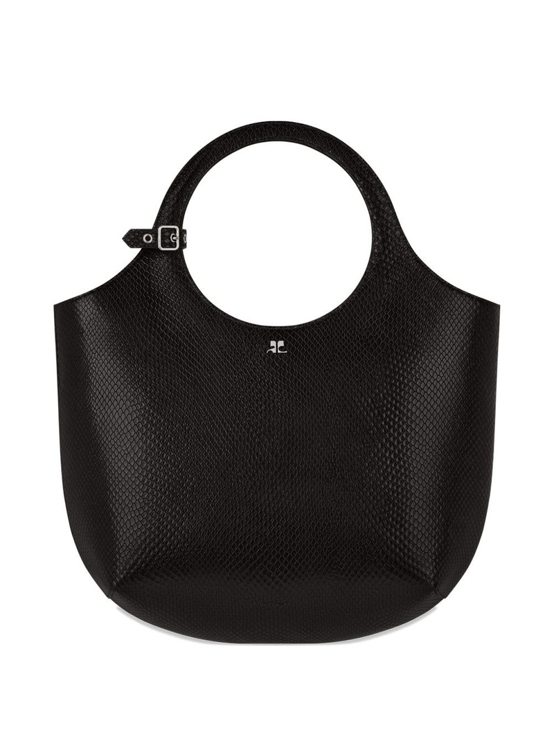 medium Holy leather tote bag 1