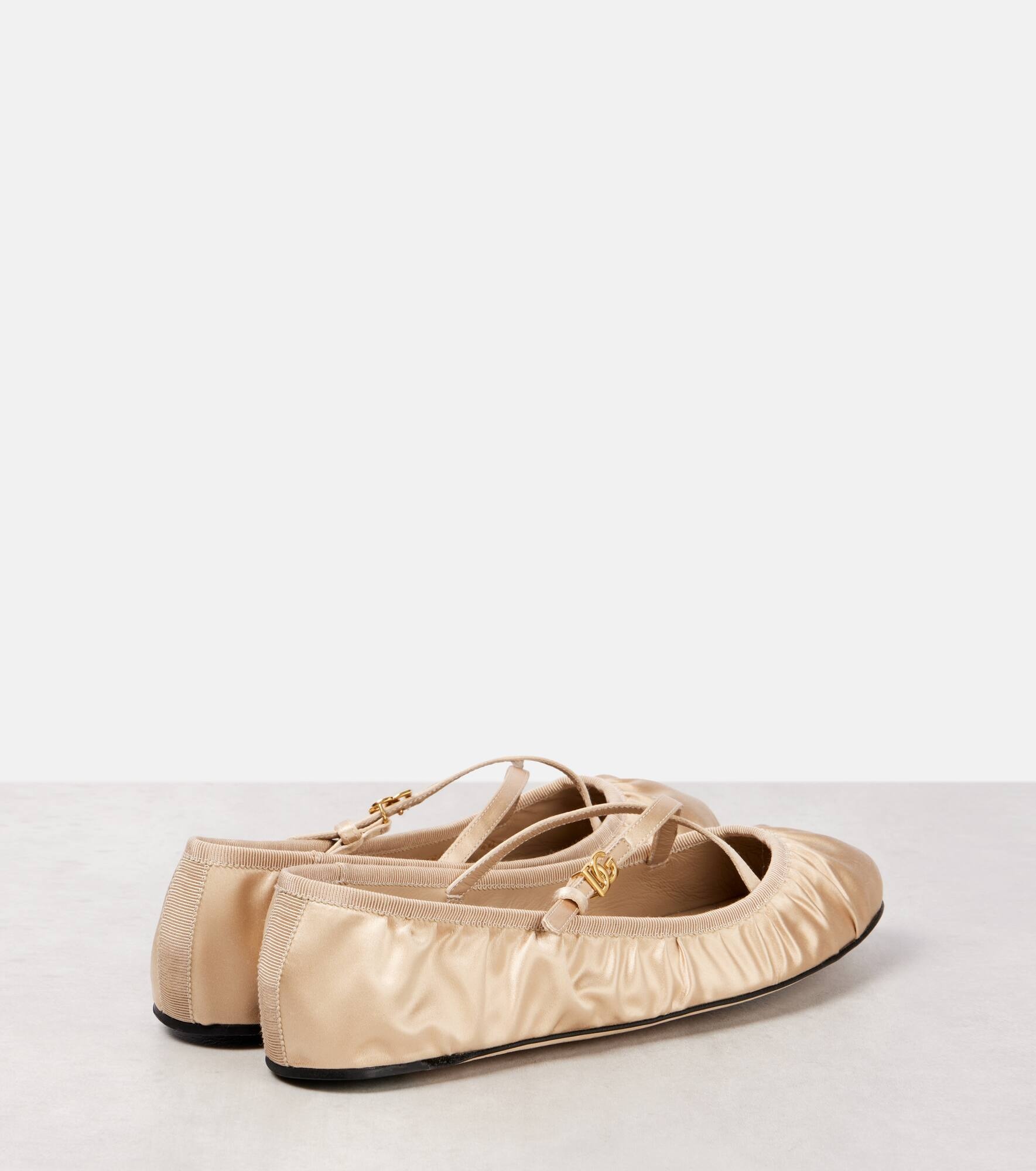 Vally satin ballet flats - 2