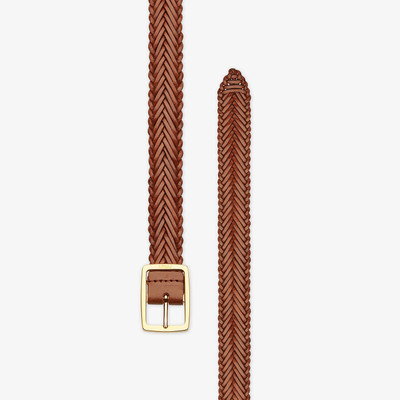 FENDI Brown leather belt outlook