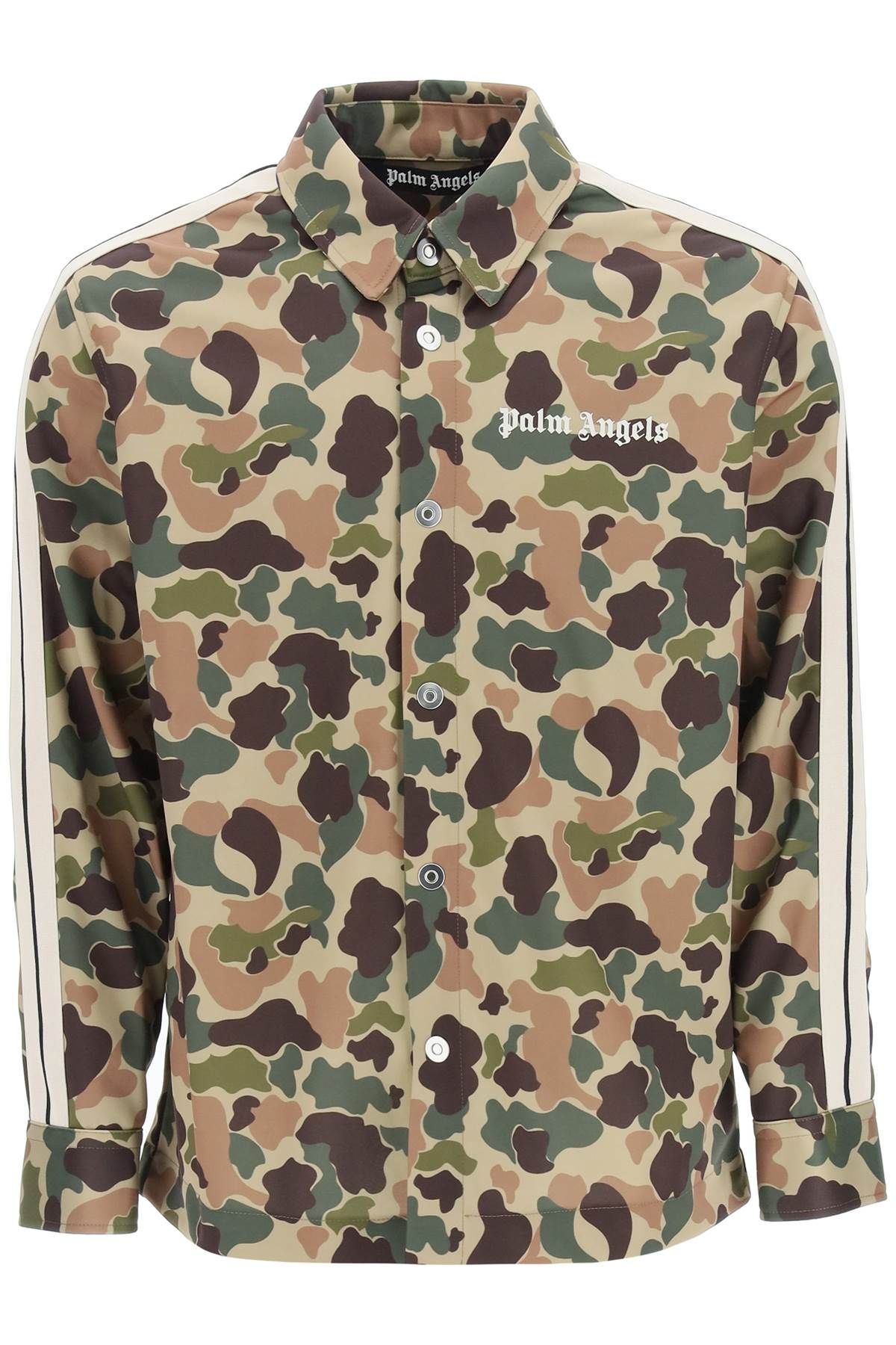 CAMO SHIRT WITH BANDS - 1