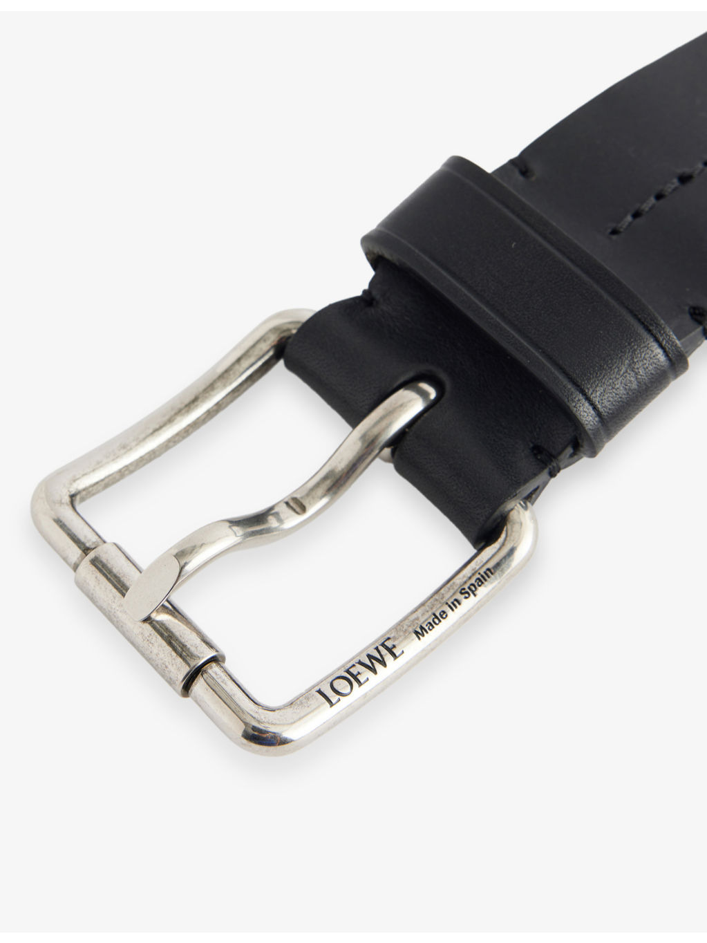 Roller Curve Leather Belt - 2