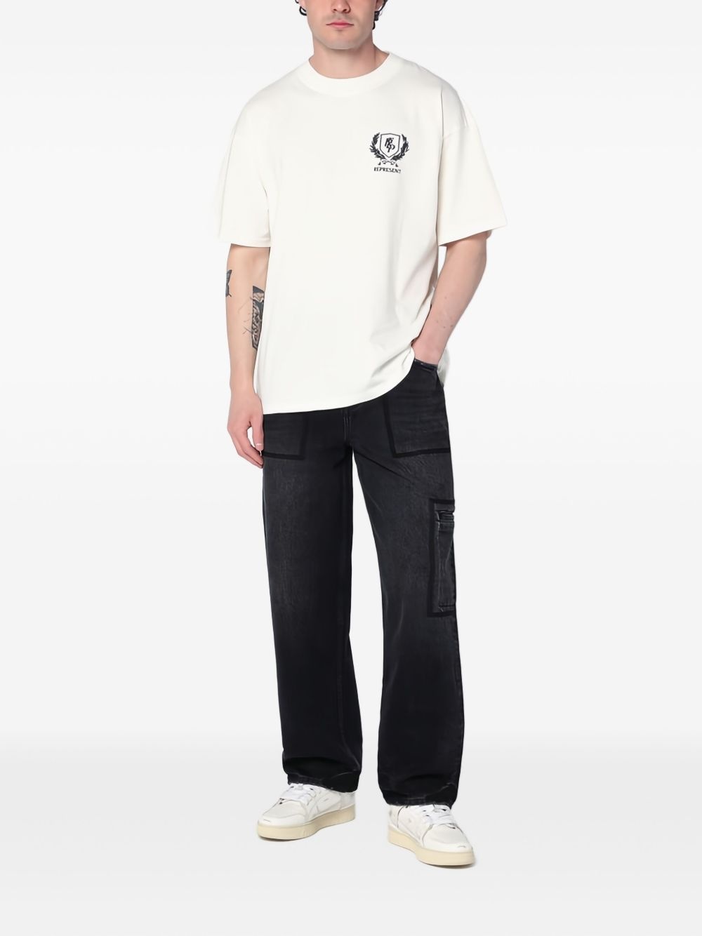 utility-pocket jeans - 2