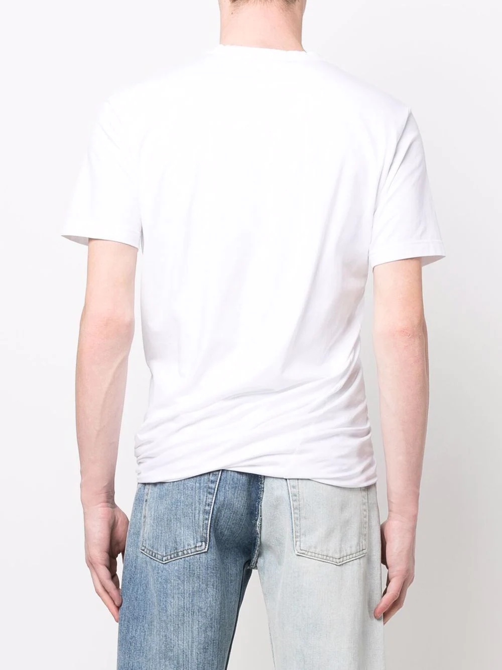 gathered cotton T-shirt - 4