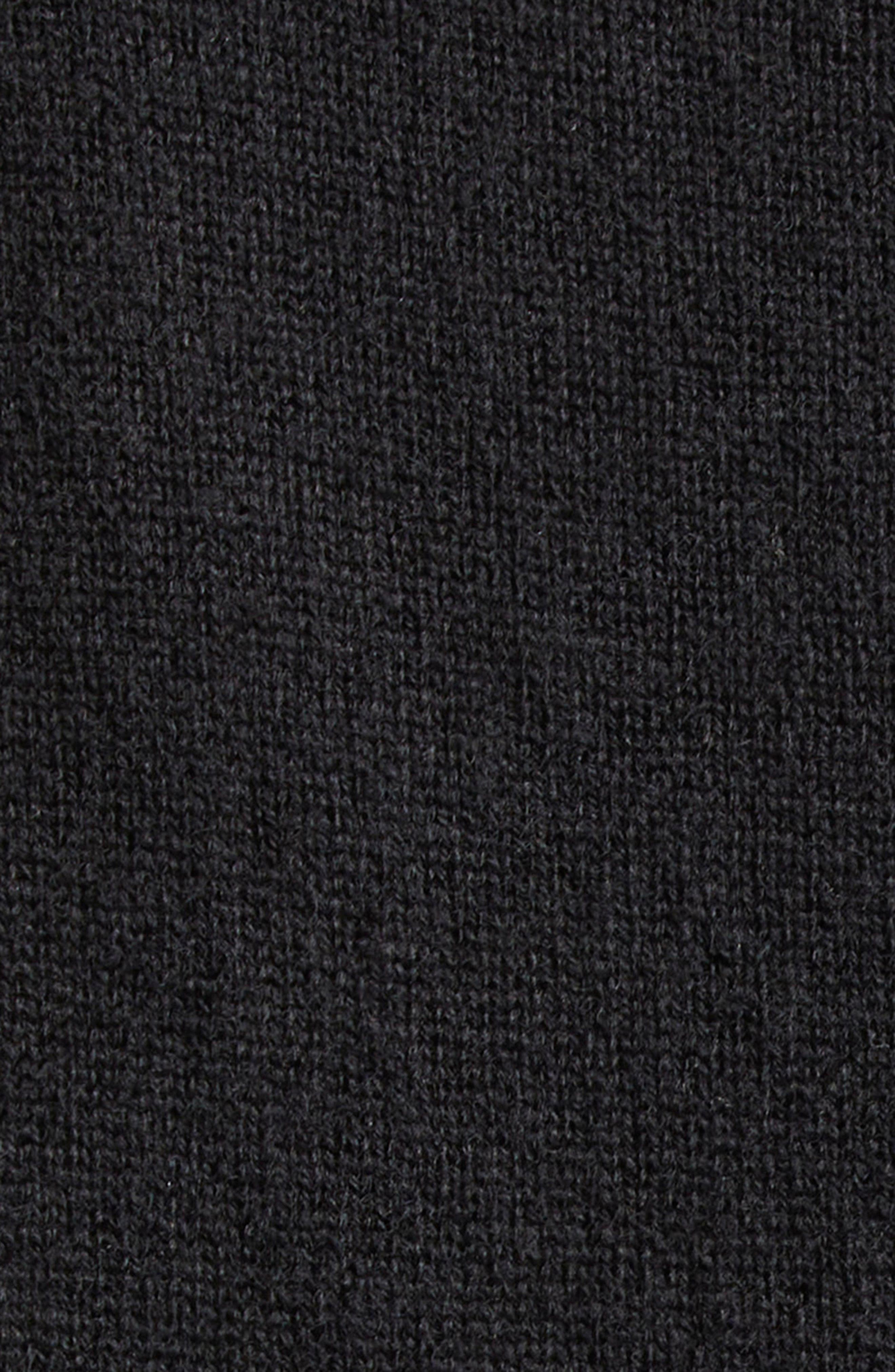 McQueen Cobweb Lace Wool & Cashmere Sweater in Black at Nordstrom - 7