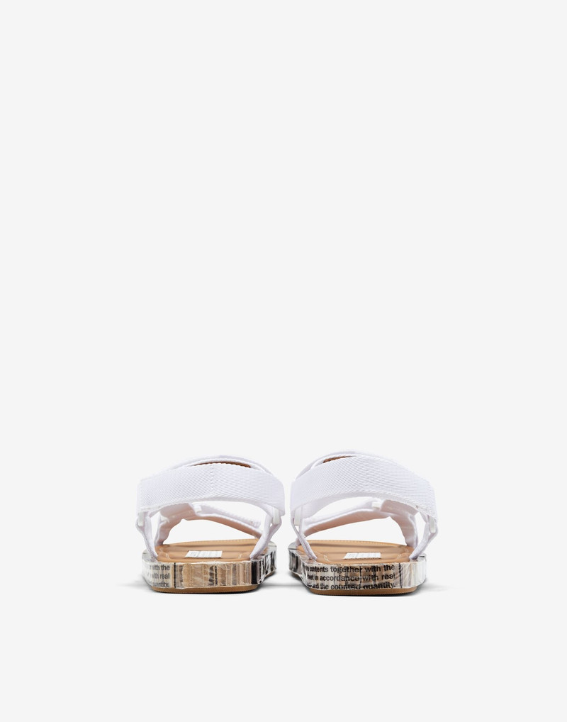 Maison Margiela Strapped leather sandals outlook