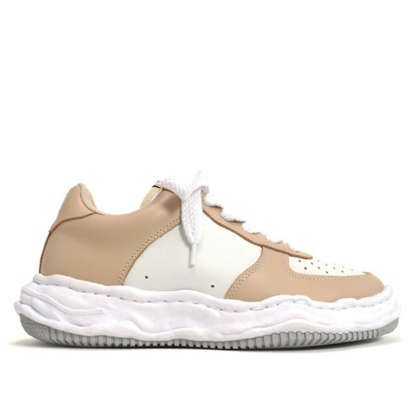 Maison MIHARA YASUHIRO WAYNE OG Sole Leather Low-top Sneaker 'Beige White' A08FW706-BEIGE - 2
