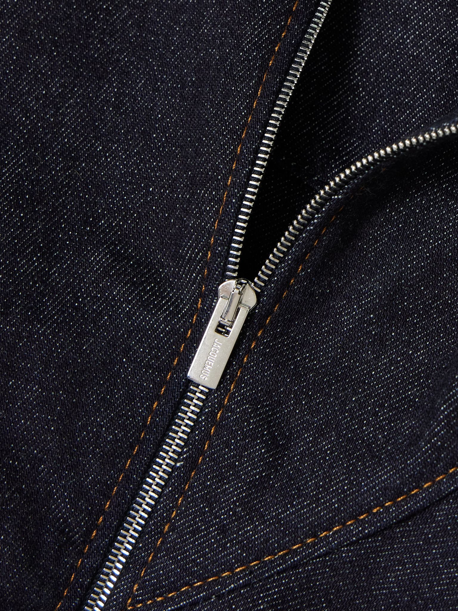 Pasante de-Nîmes embroidered denim top Dark denim - 5