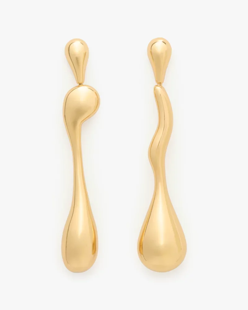 Molten Linear Earrings - 1