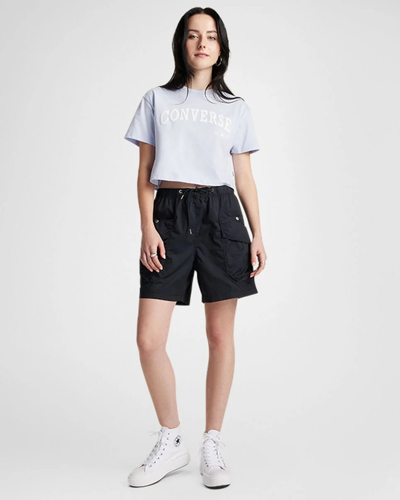 Converse Cropped Collegiate Cropped T-Shirt outlook