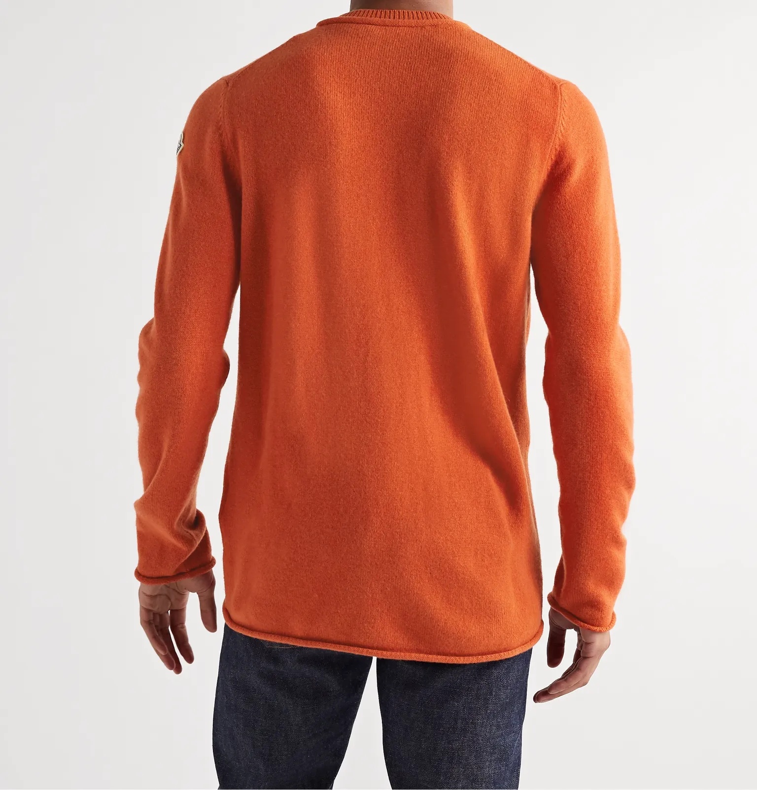 Logo-Appliquéd Wool and Cashmere-Blend Sweater - 4