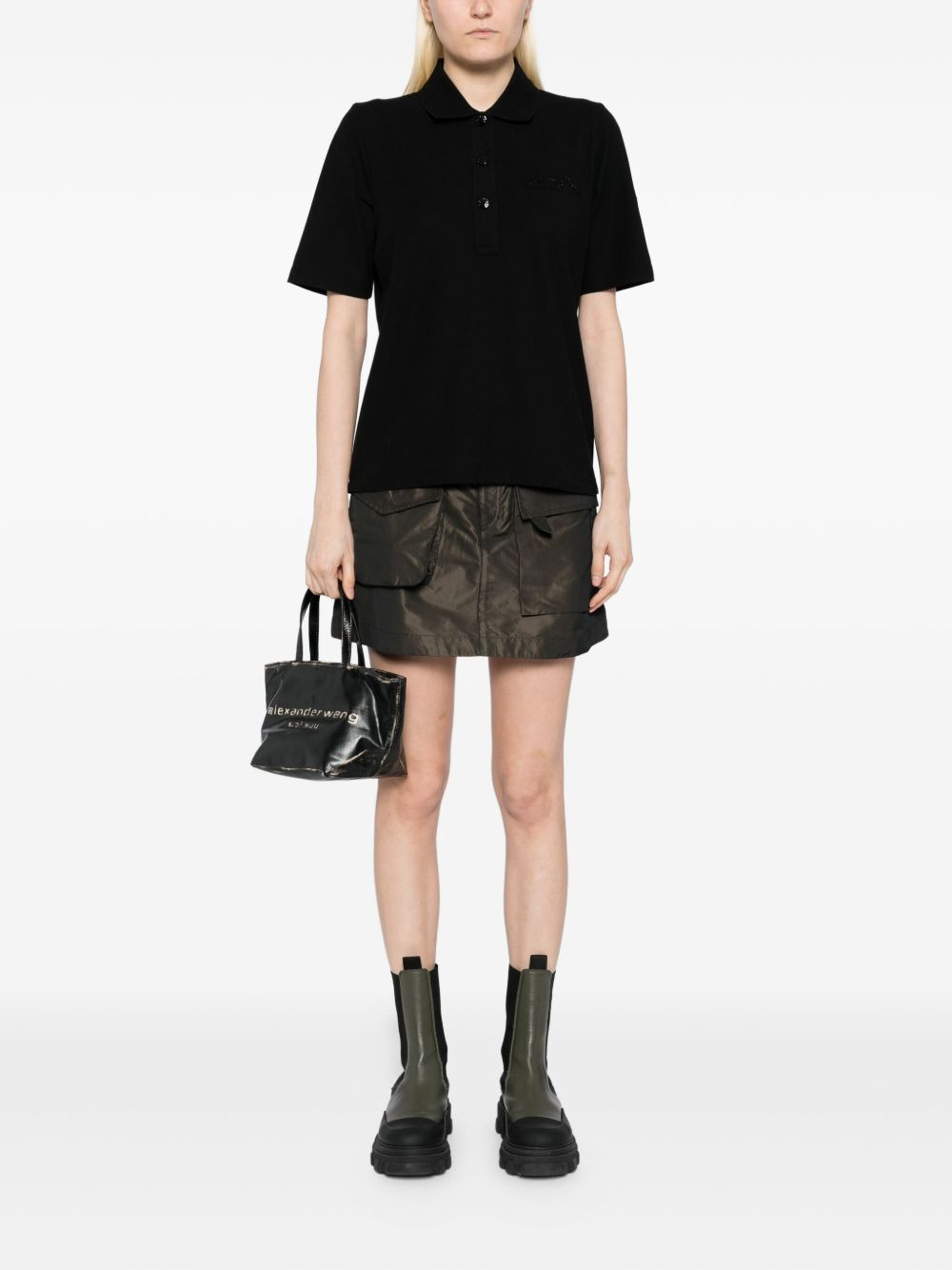 logo-embroidered polo shirt - 2
