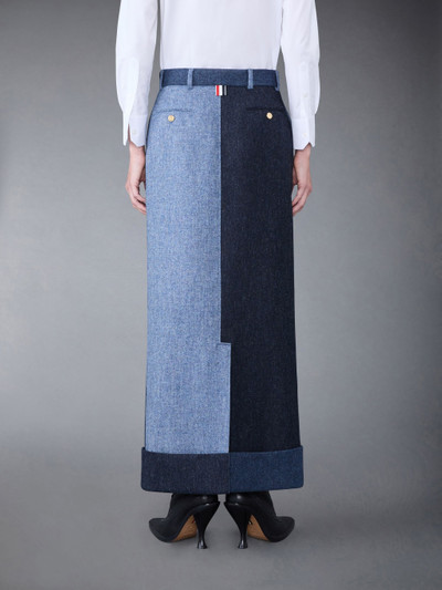 Thom Browne Fun-Mix Donegal Tweed Sack Trouser Skirt outlook