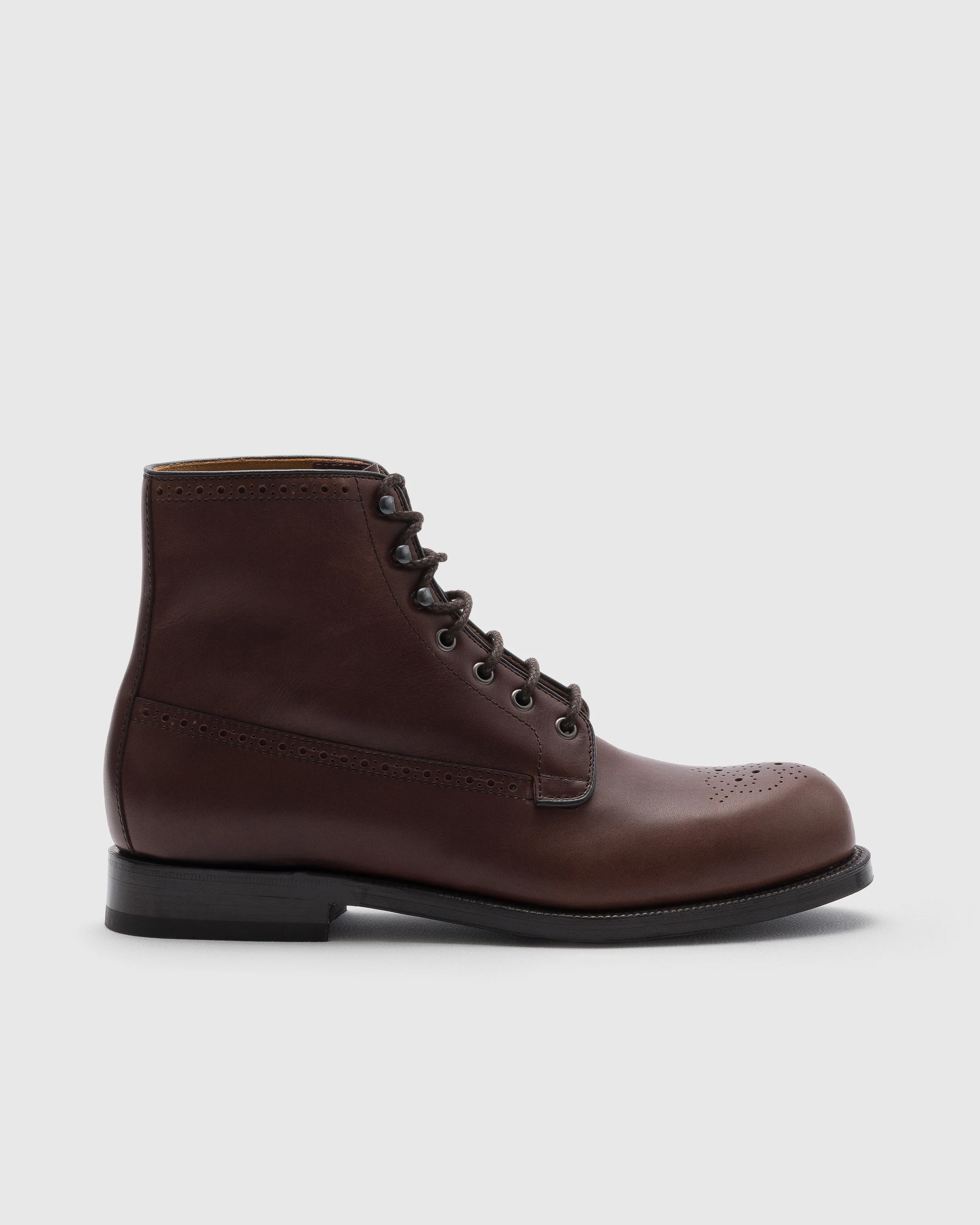Pull-up Calfskin Derby Boot - 1