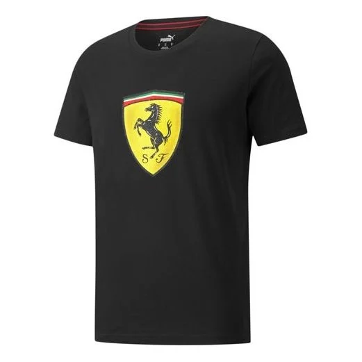 PUMA Series Printing Casual Sports Round Neck Short Sleeve Black 531691-01 - 1