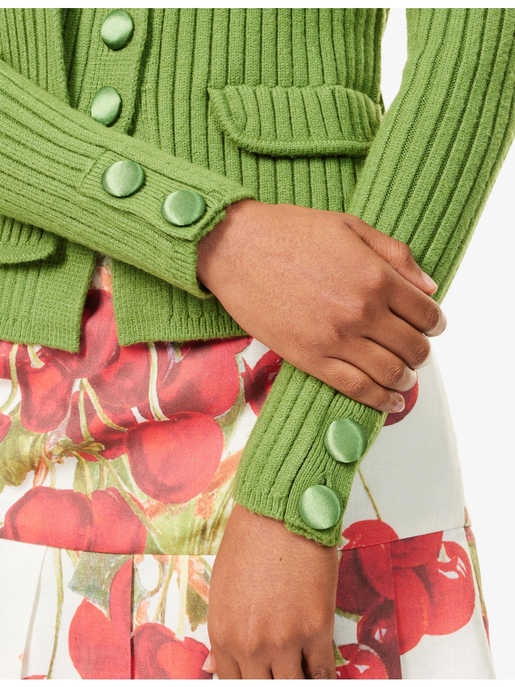 Power Peggy Scarf Knitted Cardigan - 6