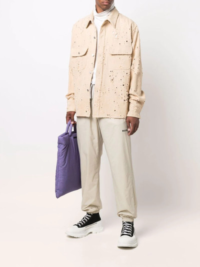 MSGM drawstring-waist trousers outlook