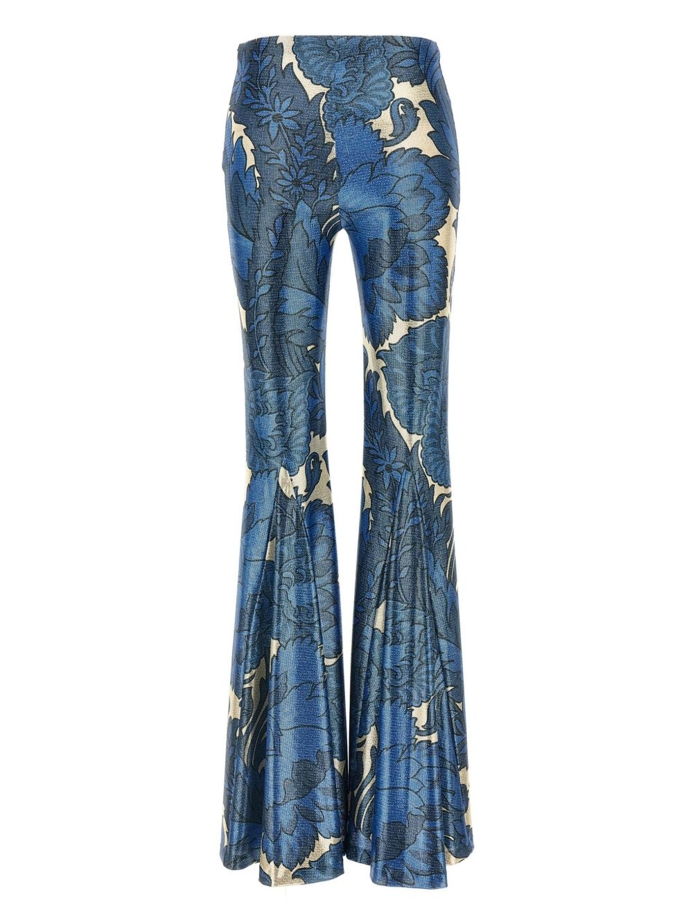 floral-print trousers - 2