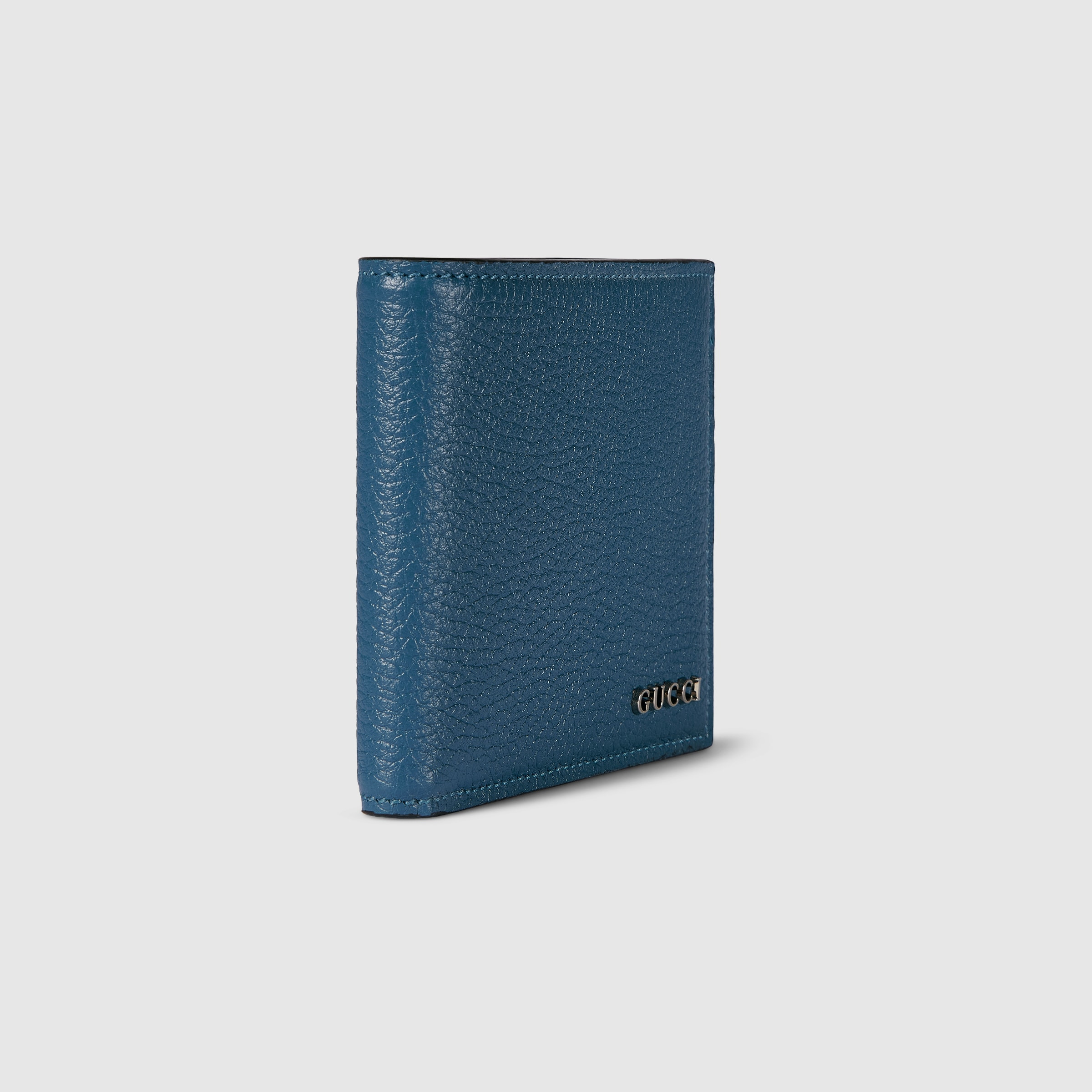 Bi-fold wallet with Gucci script - 3