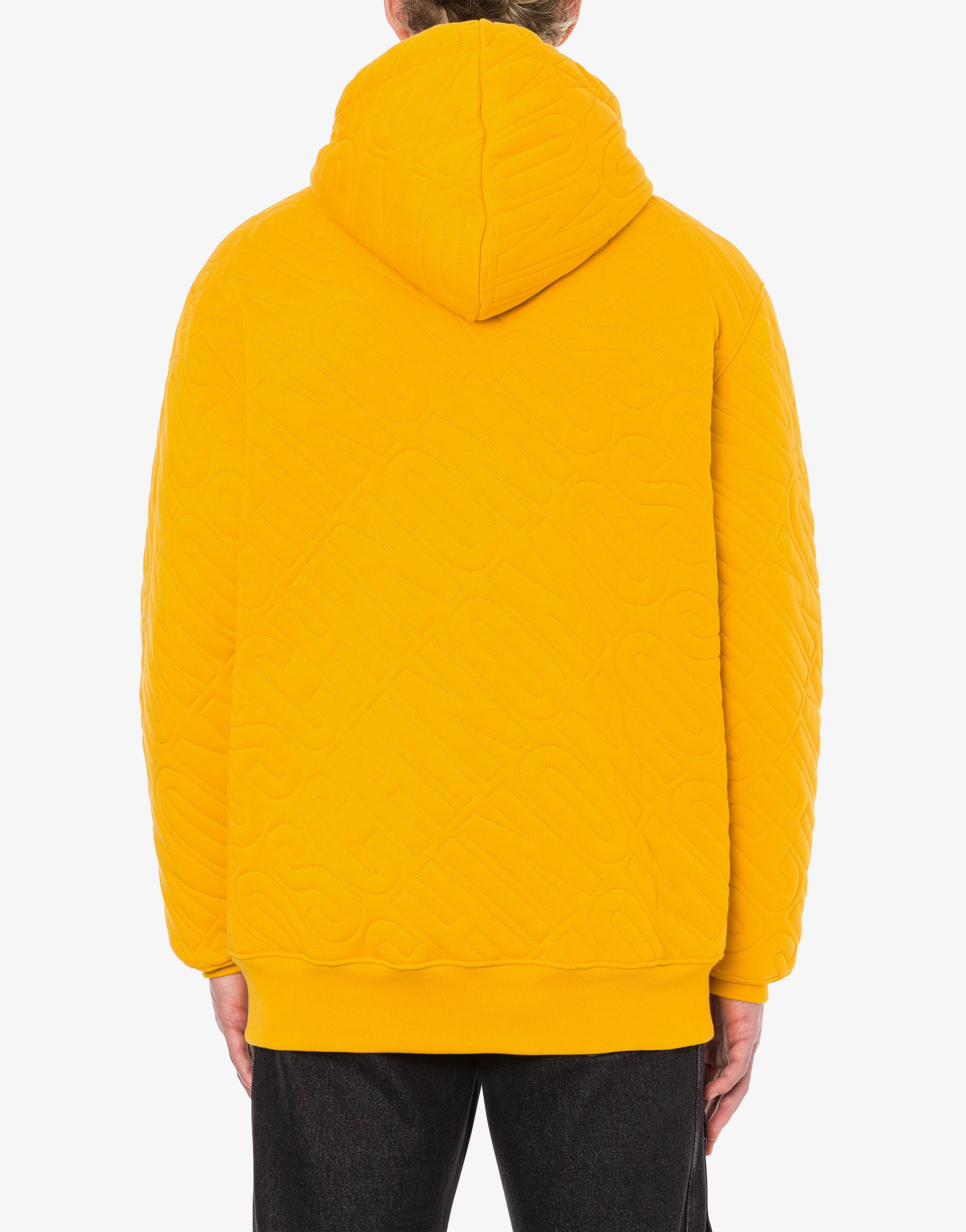 ALL-OVER QUILTED LOGO HOODIE - 3